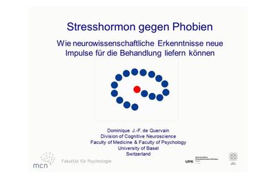 Stresshormon gegen Phobien?